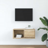Szafka RTV Sonoma Oak 60x31x25,5 cm Drewno klejone
