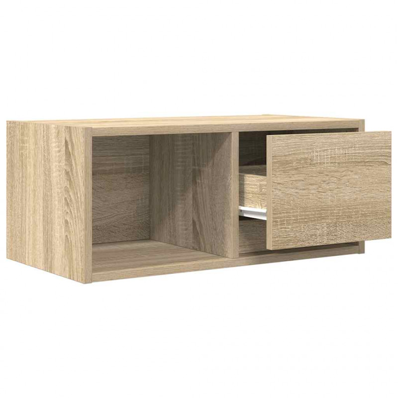 Szafka RTV Sonoma Oak 60x31x25,5 cm Drewno klejone
