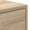 Szafki RTV 2 szt. Dąb Sonoma 60x31x25,5 cm Drewno klejone