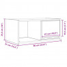 Szafki RTV 2 szt. Dąb Sonoma 60x31x25,5 cm Drewno klejone