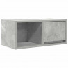 Szafka RTV Beton Szary 60x31x25,5 cm Drewno klejone