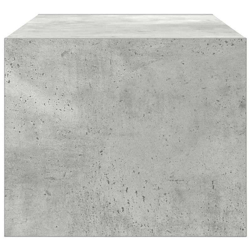 Szafka RTV Beton Szary 60x31x25,5 cm Drewno klejone