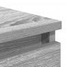 Komoda z szufladami Szara Sonoma 37,5x35x99 cm Drewno klejone