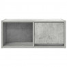 Szafki RTV 2 szt. Beton Szary 60x31x25,5 cm Drewno klejone