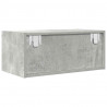 Szafki RTV 2 szt. Beton Szary 60x31x25,5 cm Drewno klejone