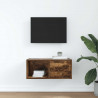 Szafka RTV Dąb wędzony 60x31x25,5 cm Drewno klejone