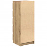 Komoda z szufladami Artisan Oak 37,5x35x99 cm Drewno klejone