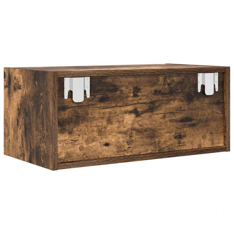 Szafka RTV Dąb wędzony 60x31x25,5 cm Drewno klejone