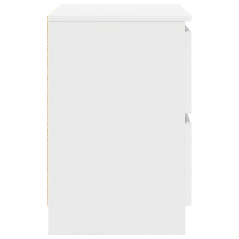 Szafka pod TV, biała, 40x35x54 cm, materiał drewnopochodny