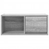Szafka RTV Szara Sonoma 60x31x25,5 cm Drewno klejone