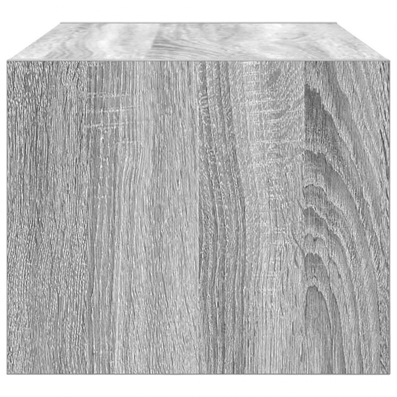 Szafka RTV Szara Sonoma 60x31x25,5 cm Drewno klejone