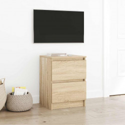 Szafka pod TV, dąb sonoma, 40x35x54 cm, materiał drewnopochodny