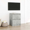 Szafka pod TV, szarość betonu, 40x35x54 cm