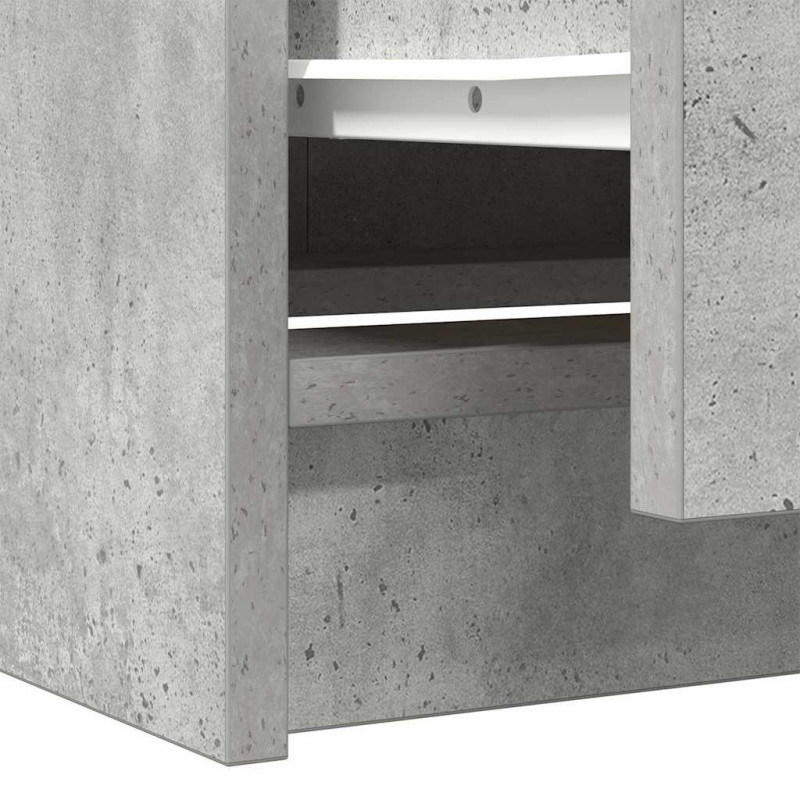 Szafka pod TV, szarość betonu, 40x35x54 cm