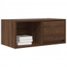 Szafki RTV 2 szt. Brązowy dąb 60x31x25,5 cm Drewno klejone