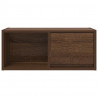 Szafki RTV 2 szt. Brązowy dąb 60x31x25,5 cm Drewno klejone
