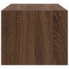 Szafki RTV 2 szt. Brązowy dąb 60x31x25,5 cm Drewno klejone