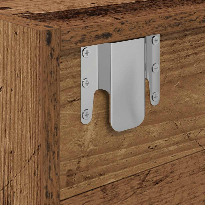Szafka RTV Stare drewno 60x31x25,5 cm Drewno klejone