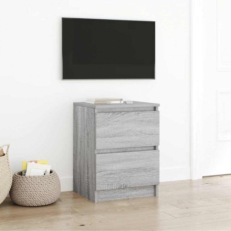 Szafka pod TV, szary dąb sonoma, 40x35x54 cm