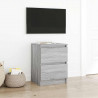 Szafka pod TV, szary dąb sonoma, 40x35x54 cm