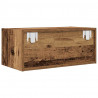 Szafki RTV 2 szt. Stare drewno 60x31x25,5 cm Drewno klejone