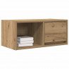 Szafki RTV 2 szt. Dąb Artisan 60x31x25,5 cm Drewno klejone