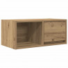 Szafki RTV 2 szt. Dąb Artisan 60x31x25,5 cm Drewno klejone