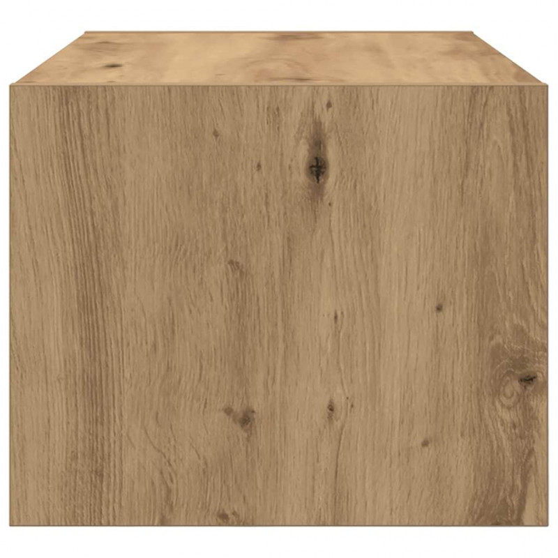 Szafki RTV 2 szt. Dąb Artisan 60x31x25,5 cm Drewno klejone