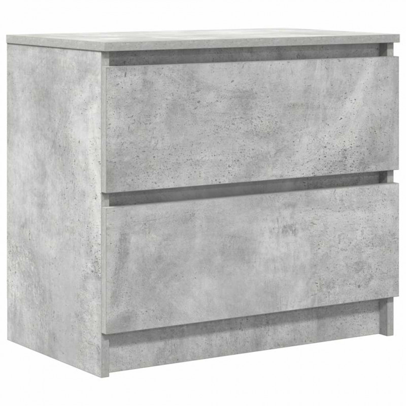 Szafka RTV Beton Szary 60x35x54 cm Drewno klejone