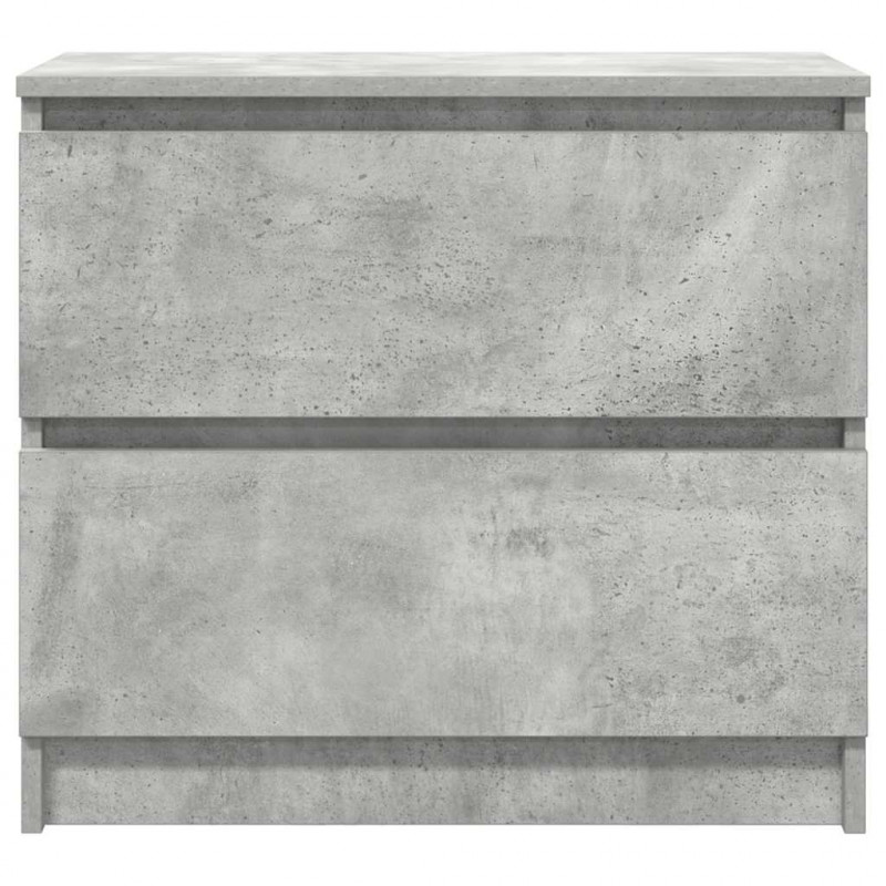 Szafka RTV Beton Szary 60x35x54 cm Drewno klejone