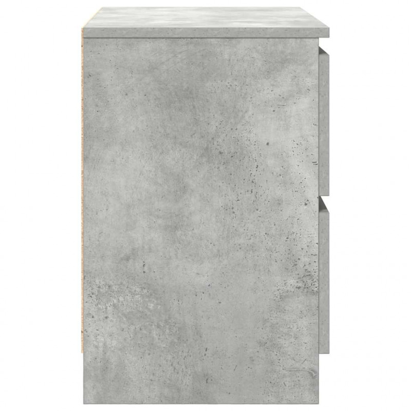 Szafka RTV Beton Szary 60x35x54 cm Drewno klejone