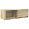 Szafka RTV Sonoma Oak 80x31x25,5 cm Drewno klejone