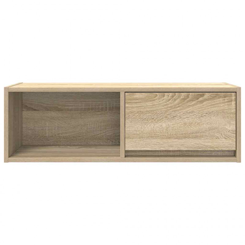 Szafki RTV 2 szt. Dąb Sonoma 80x31x25,5 cm Drewno klejone