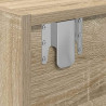 Szafki RTV 2 szt. Dąb Sonoma 80x31x25,5 cm Drewno klejone