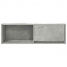 Szafka RTV Betonowa Szara 80x31x25,5 cm Drewno klejone