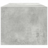 Szafka RTV Betonowa Szara 80x31x25,5 cm Drewno klejone
