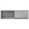 Szafki RTV 2 szt. Beton Szary 80x31x25,5 cm Drewno klejone