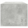 Szafki RTV 2 szt. Beton Szary 80x31x25,5 cm Drewno klejone