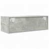 Szafki RTV 2 szt. Beton Szary 80x31x25,5 cm Drewno klejone