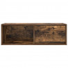 Szafka RTV Dąb wędzony 80x31x25,5 cm Drewno klejone