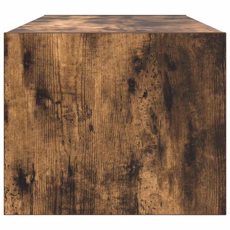 Szafka RTV Dąb wędzony 80x31x25,5 cm Drewno klejone