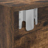 Szafka RTV Dąb wędzony 80x31x25,5 cm Drewno klejone