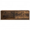 Szafki RTV 2 szt. Dąb wędzony 80x31x25,5 cm Drewno klejone