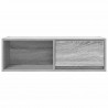 Szafki RTV 2 szt. Szary Sonoma 80x31x25,5 cm Drewno klejone