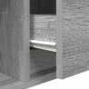 Szafki RTV 2 szt. Szary Sonoma 80x31x25,5 cm Drewno klejone