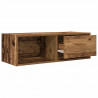 Szafki RTV 2 szt. Stare drewno 80x31x25,5 cm Drewno klejone