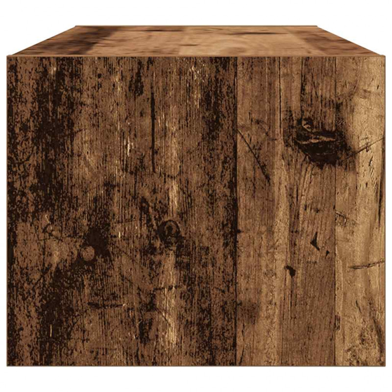 Szafki RTV 2 szt. Stare drewno 80x31x25,5 cm Drewno klejone