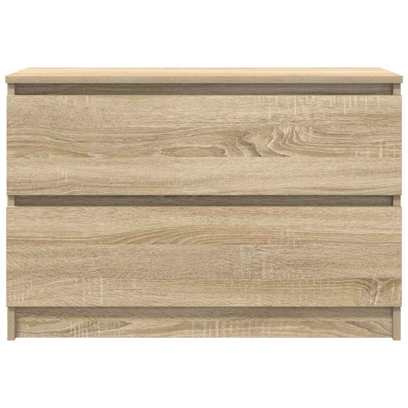 Szafka RTV Sonoma Oak 80x35x54 cm Drewno klejone