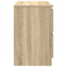 Szafka RTV Sonoma Oak 80x35x54 cm Drewno klejone
