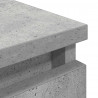 Szafka RTV Betonowa Szara 80x35x54 cm Drewno klejone